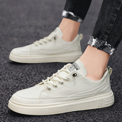 Tenis Blancos Estilo Coreano Transpirables para Hombre