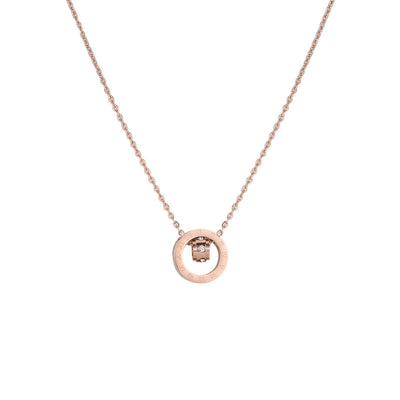 Collar Cadena de Acero Titanio Lujo Minimalista para Mujer - Image 6