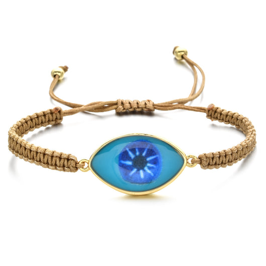 Pulsera Tejida a Mano con Ojo de Demonio Turco en Resina - Image 15