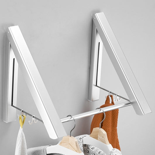 Tendedero Invisible Plegable de Aluminio sin Perforaciones