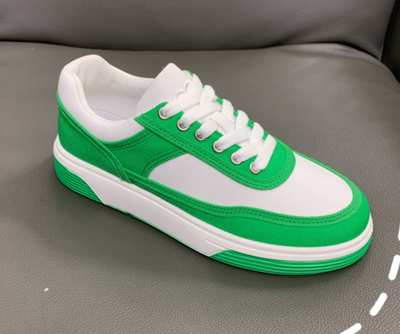Zapatillas Plataforma Panda Blanco y Negro - Tenis Casuales para Mujer - Image 5