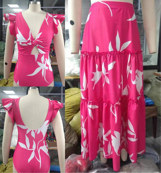 Traje de Baño Escote V Sexy Estilo Europeo Moderno - Image 12