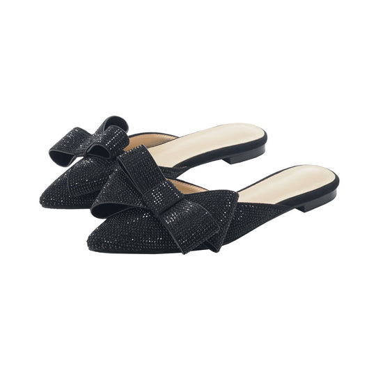 Sandalias Planas con Moño y Strass para Mujer - Image 11