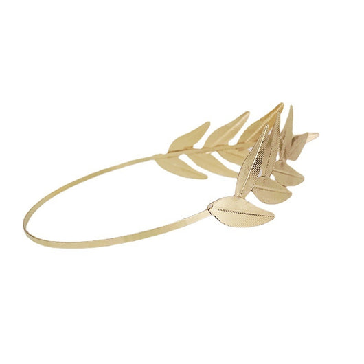Diadema Nupcial con Hojas y Detalles en Metal - Image 9