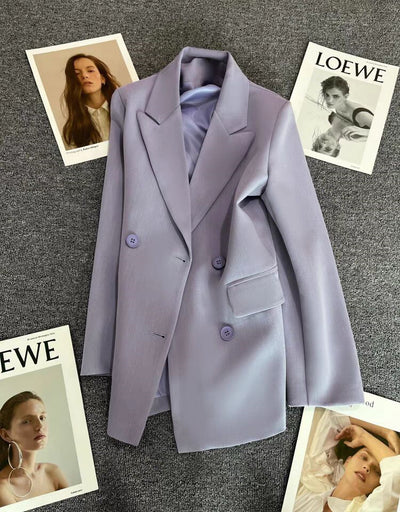 Blazer Cruzado para Mujer - Elegancia Primavera Otoño - Image 9