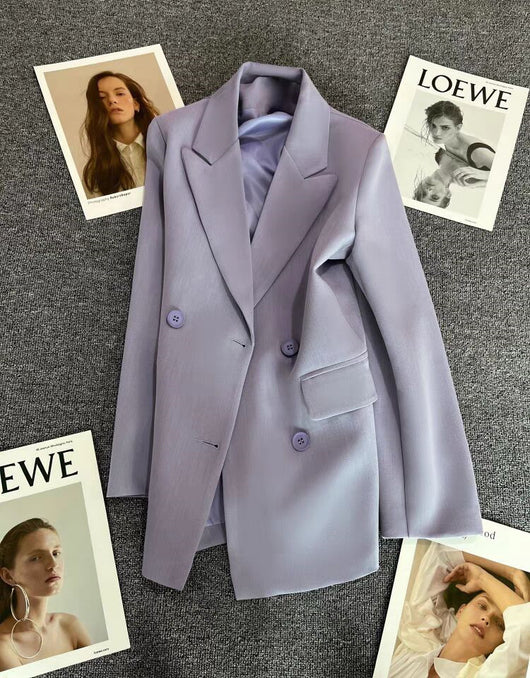 Blazer Cruzado para Mujer - Elegancia Primavera Otoño - Image 9