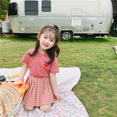 Conjunto Infantil TAO. CAT Niña Verano Estilo Coreano - Set de Dos Piezas - Image 5