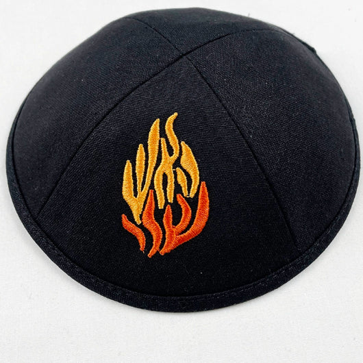 Kipá de Algodón Twill Flame - Pequeño - Image 8