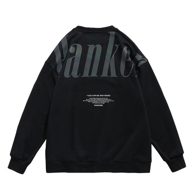 Sudadera Oversize Cuello Redondo con Letras Reflectantes - Image 3