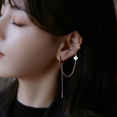 Aretes Largos Mariposa sin Perforación - Clip para Oreja Versátil y Elegante - Image 12