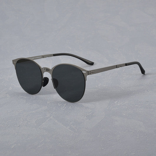 Gafas de Sol Vintage Plegables para Hombre en Acero Inoxidable - Image 16