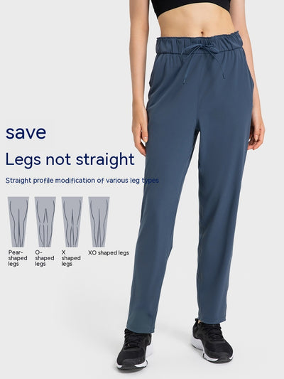 Pantalones Rectos Cintura Elástica Ajustable para Mujer - Image 7