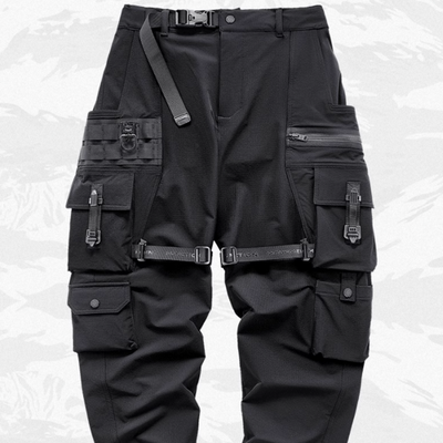 Pantalones Deportivos Holgados con Cordón para Hombre - Image 14
