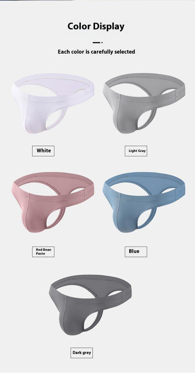 Bóxer Transparente de Seda Helada Talla Grande para Hombre - Image 14