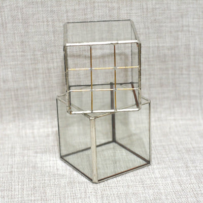 Maceta Vintage de Cristal para Suculentas y Flores - Image 3