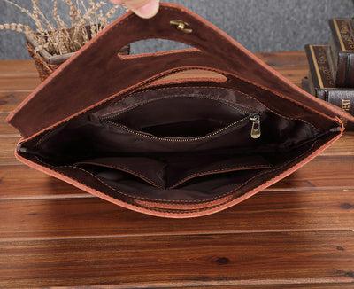 Maletín de Cuero Genuino para Hombre Estilo Vintage Ejecutivo - Image 18