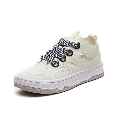 Zapatillas de Lona con Plataforma para Mujer - Comodidad Deportiva Casual - Image 3