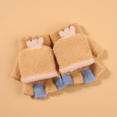Guantes Tejidos sin Dedos con Diseño Cartoon Infantil - Image 5