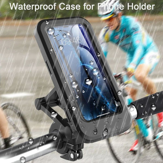 Soporte Impermeable para Celular - Bicicleta y Moto con Funda Protectora