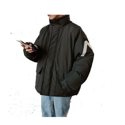 Abrigo Acolchado Estilo Coreano Holgado para Jóvenes - Image 4