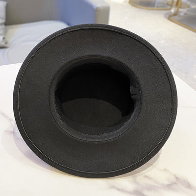 Sombrero de Lana para Mujer con Perla - Estilo Bucket Elegante - Image 4
