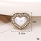 Jeans Button Hole Shoes Diy Accessories Bright Crystal Classic Estilo Ornament Accessories Upper Pearl Flower C434 Transparente