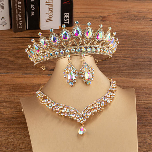 Corona Nupcial Elegante Aleación Diamantes - Tocado de Novia - Image 16