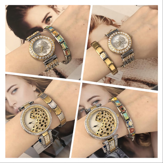 Pulsera Italiana con Resina Epóxica y Banderas del Mundo - Image 73