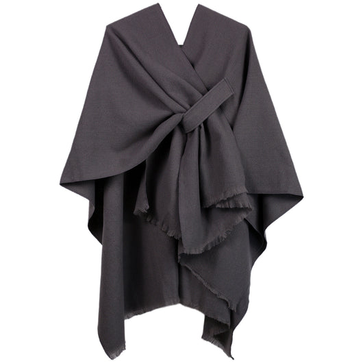 Cardigan Chal Dividido para Mujer Talla Grande - Image 21