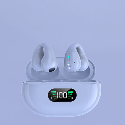 Auriculares de Conducción Ósea TWS Bluetooth 5.3 con Clip de Oreja y Control Táctil - Image 10