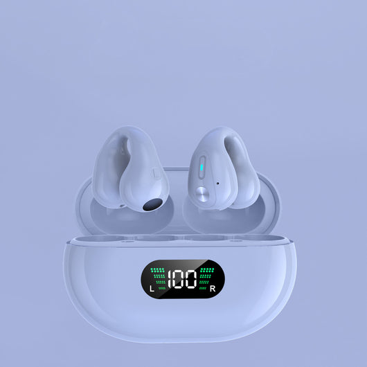 Auriculares de Conducción Ósea TWS Bluetooth 5.3 con Clip de Oreja y Control Táctil - Image 10