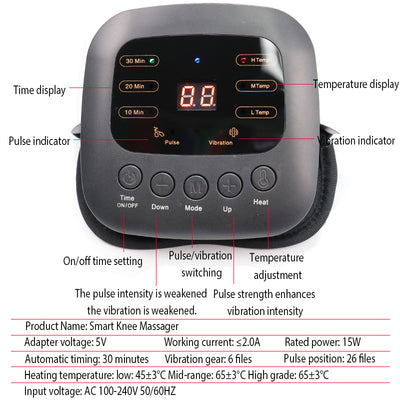 Masajeador Inteligente de Rodilla con Tecnología de Calor - Image 6