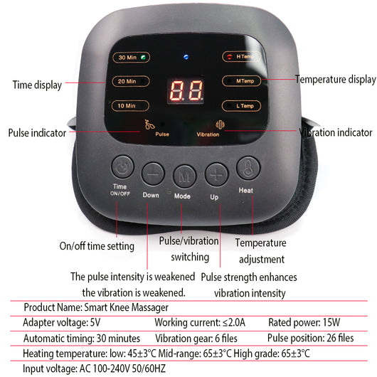 Masajeador Inteligente de Rodilla con Tecnología de Calor - Image 6