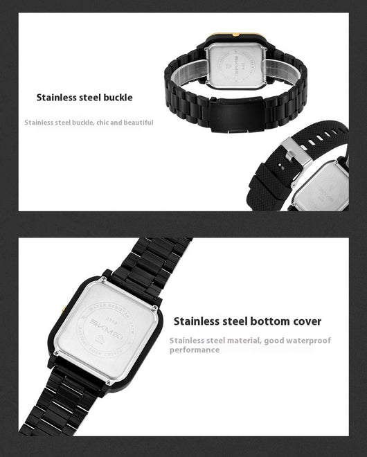 Reloj Digital Skmei para Hombre con Pantalla Luminosa y Diseño Minimalista - Image 13