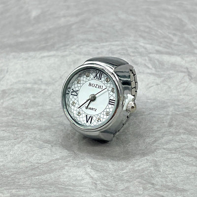Reloj Anillo Versátil Dorado y Plateado - Diseño Minimalista All-Match - Image 12