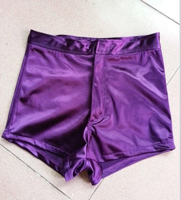 Shorts Retro de Cintura Alta con Bolsa Lateral para Cantantes - Image 34