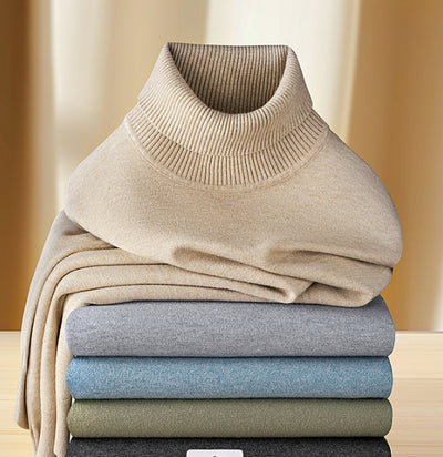 Suéter Cuello Alto Térmico para Hombre - Base Layer Abrigada para Otoño e Invierno - Image 14