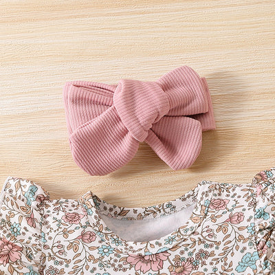 Blusa Infantil Floral con Mangas Volantes - Image 15