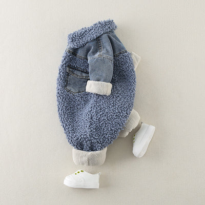 Mameluco Denim para Bebé con Mangas Largas - Diseño Adorable para Paseos - Image 2