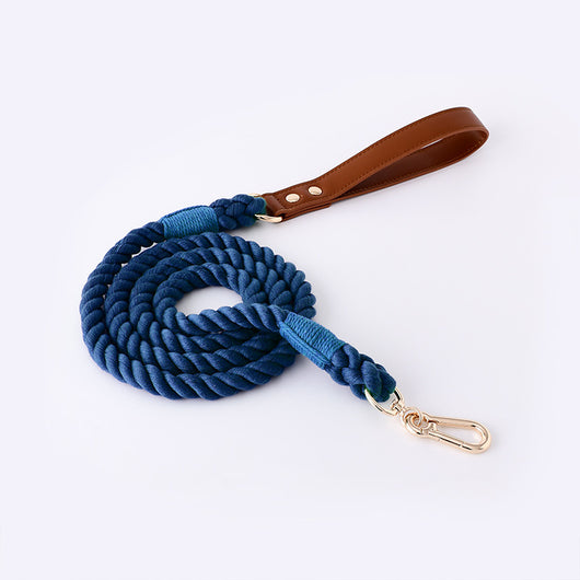 Juego de Collar y Correa para Perros Medianos y Grandes en Cuero y Algodón Tejido - Image 40