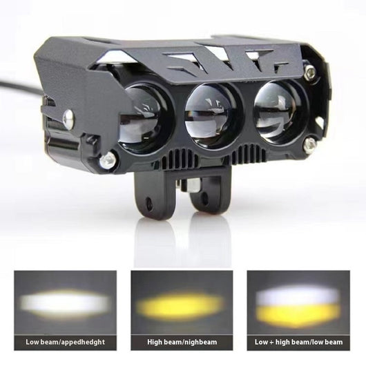 Faro LED Bicolor de Alta Potencia para Moto - Image 16