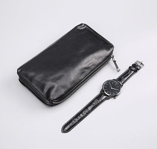 Billetera de Cuero Casual Retro para Hombre - Image 9
