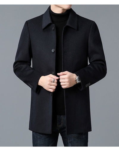 Abrigo de Lana Reversible para Hombre - Uso Todo el Año - Image 7