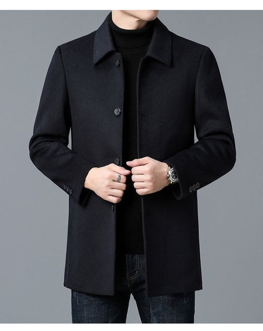 Abrigo de Lana Reversible para Hombre - Uso Todo el Año - Image 7