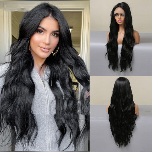 Peluca de Encaje Ondas Grandes con Efecto Teñido Degradado para Mujer - Image 2