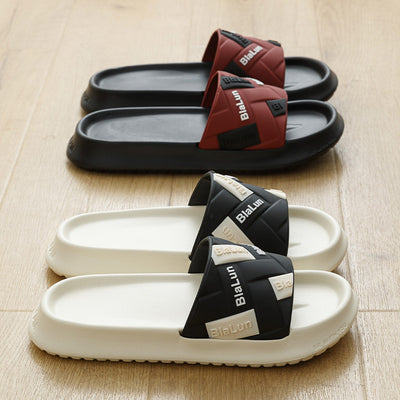 Pantuflas de Bloques de Color para Parejas - Cómodas Zapatillas de Casa con Suela Antideslizante - Image 22