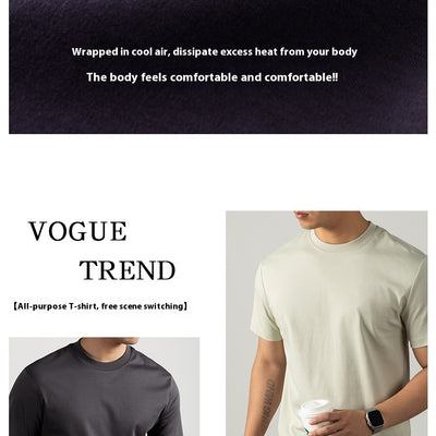 Camiseta de Algodón Mercerizado Tratado con Amoníaco Líquido para Hombre - Image 11