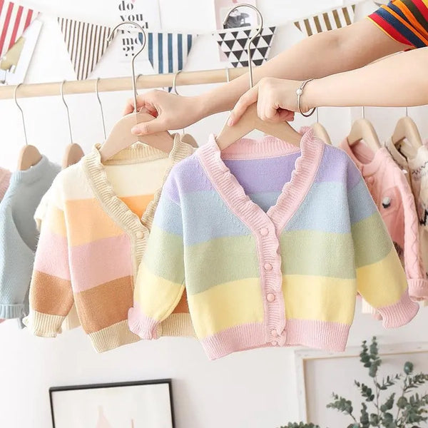 Cardigan Tejido Otoño para Bebé - Suéter Cálido y Suave
