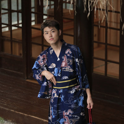 Kimono Japonés Grueso Antiarrugas para Hombre - Image 5