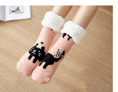 Pantuflas de Felpa Casual Plus para Mujer - Calcetines Térmicos Tubo Medio - Image 15